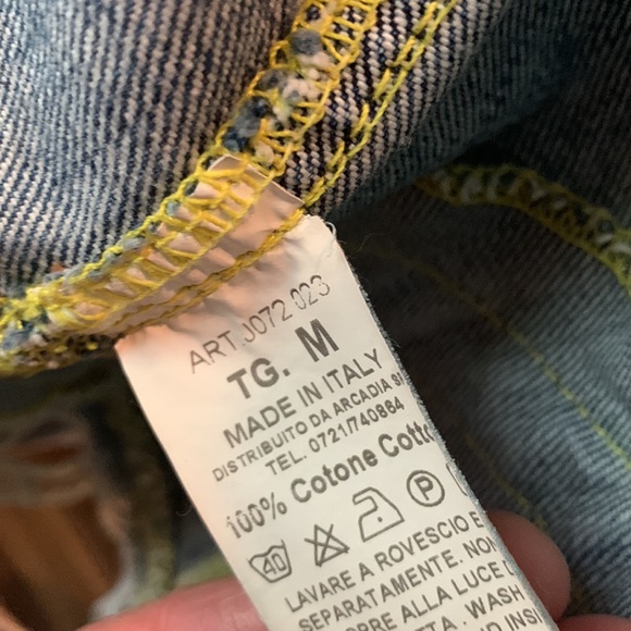 Dondup distressed denim jacket size M - Picture 8 of 11